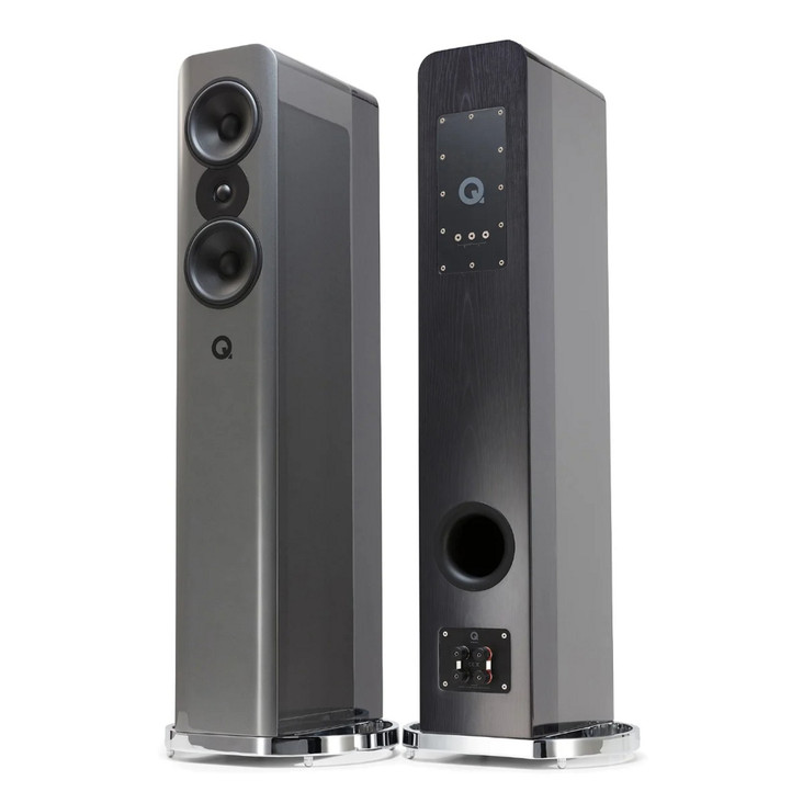 Q Acoustics Concept 500 Floorstanding Speakers; Silver; Overstock w/ Warranty