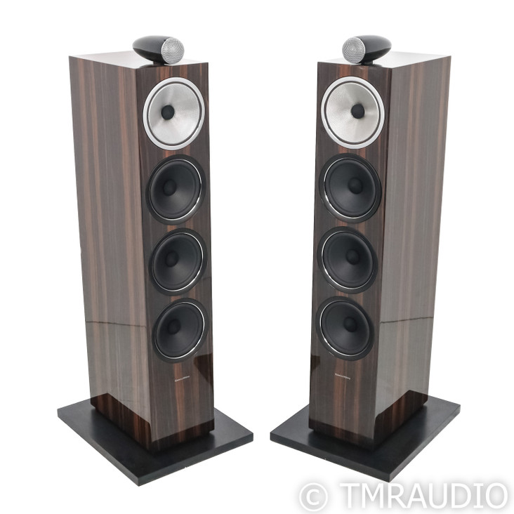 B&W 702 Signature Floorstanding Speakers; Gloss Datuk Pair (No Grills)