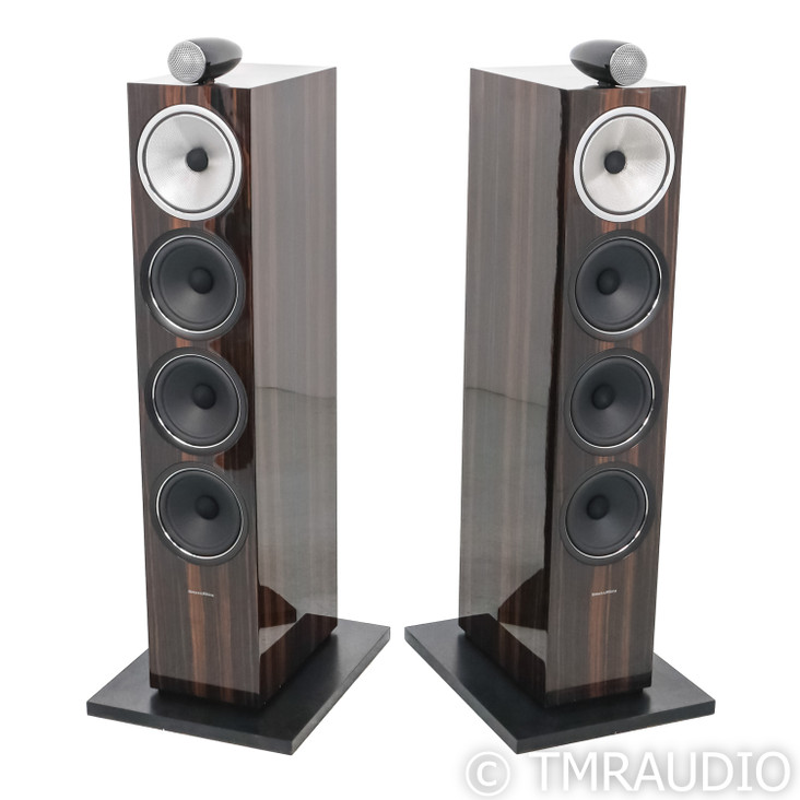 B&W 702 Signature Floorstanding Speakers; Gloss Datuk Pair (No Grills)