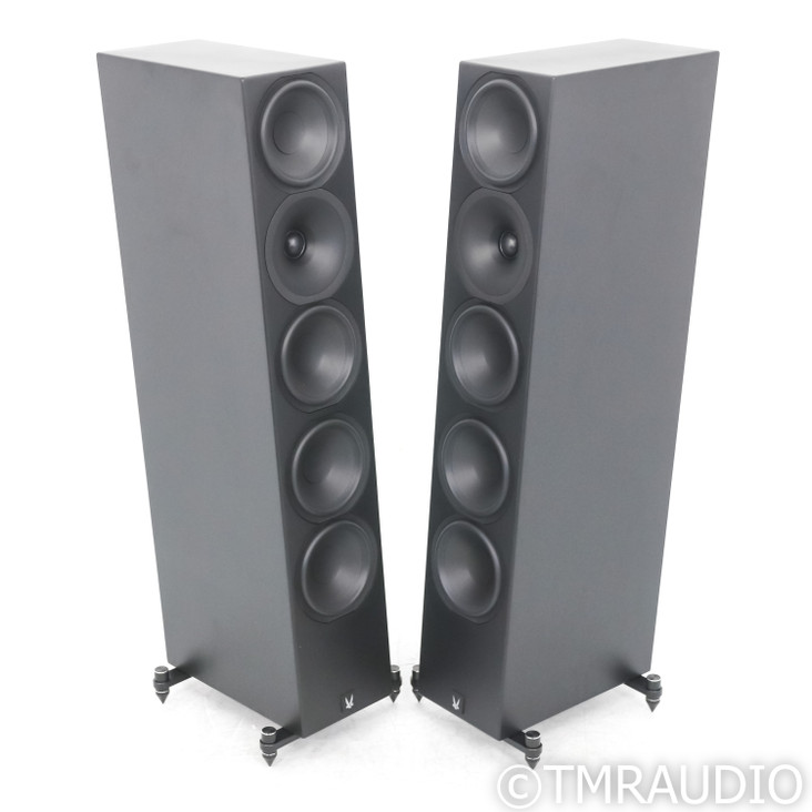 Arendal Sound 1961 Floorstanding Speakers; Black Pair