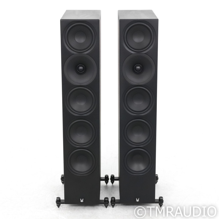 Arendal Sound 1961 Floorstanding Speakers; Black Pair