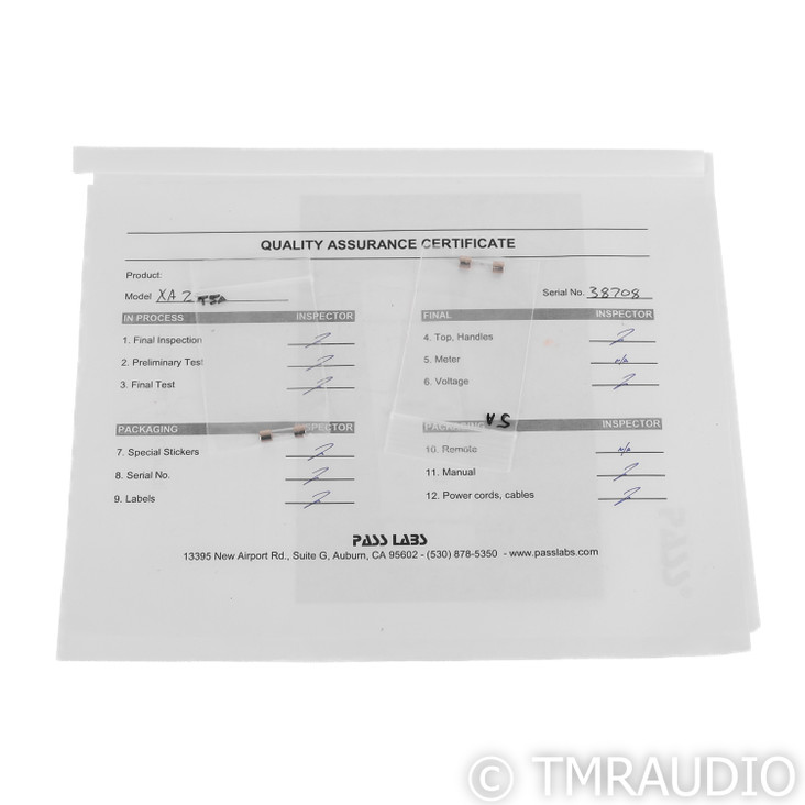 Pass Labs XA-25 Stereo Power Amplifier