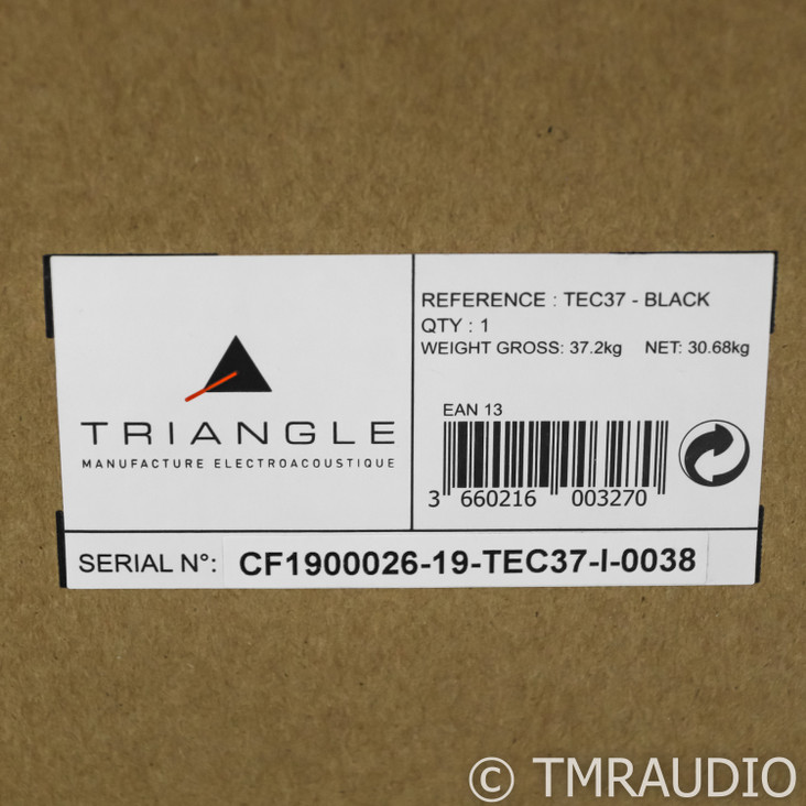 Triangle Genese Lyrr Floorstanding Speakers; Black Pair (Mint / Unused)