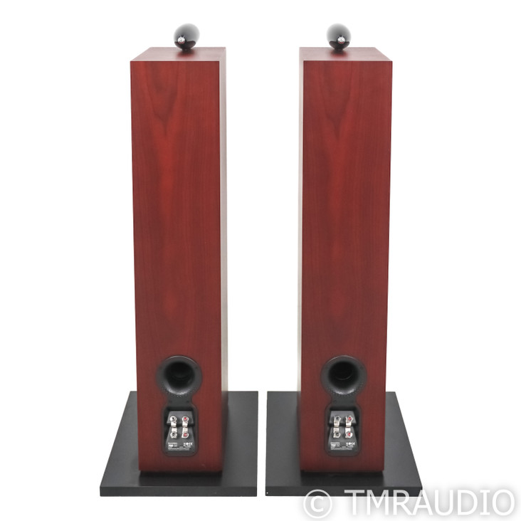 B&W 702 S2 Floorstanding Speakers; Rosenut Pair