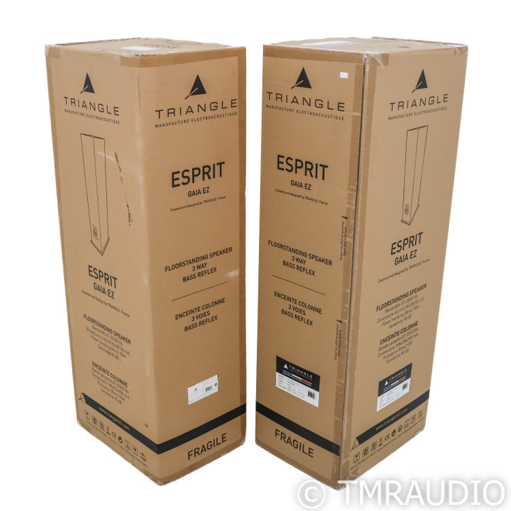 Triangle Espirit Gaia EZ Floorstanding Speakers; White Pair (Overstock)