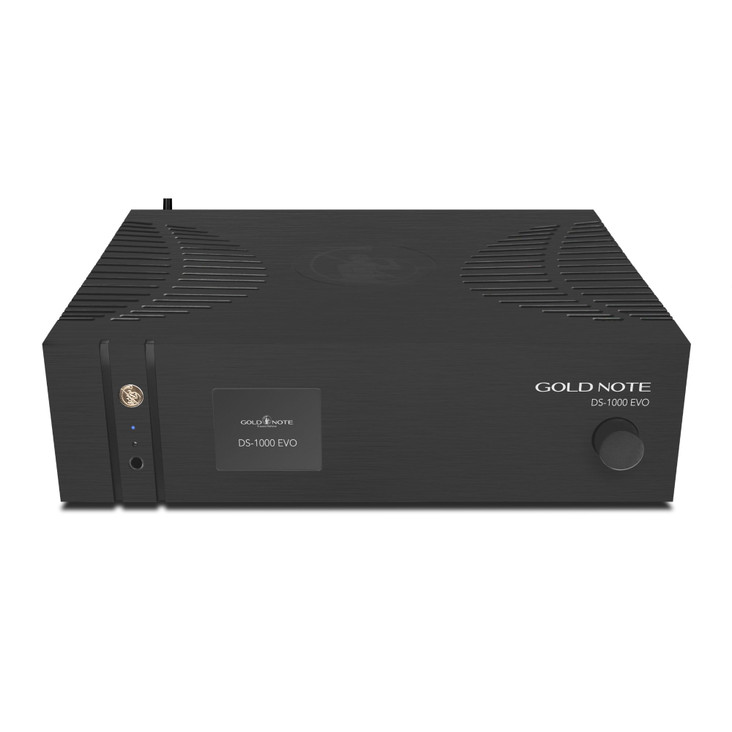 Gold Note DS-1000 EVO Streaming DAC, black top view