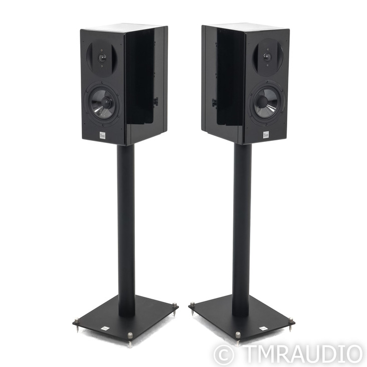 Vienna Acoustics Haydn Grand Bookshelf Speakers; Gloss Black Pair w/ Stands