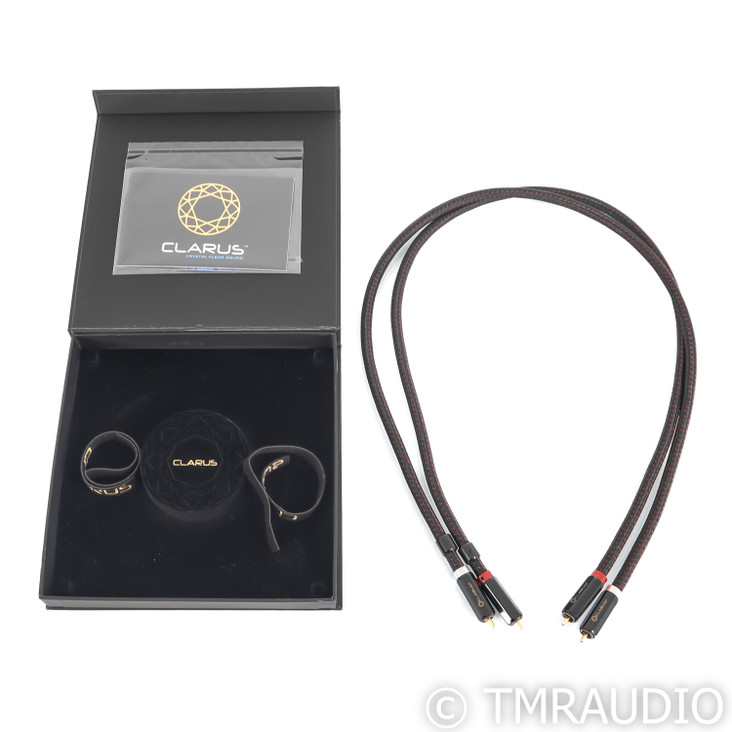 Clarus Crimson MKII RCA Cables; 1m Pair Interconnects