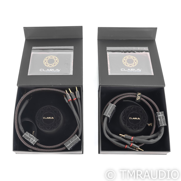 Clarus Crimson MkII Bi-Wire Speaker Cables; 4ft Pair; CCBW