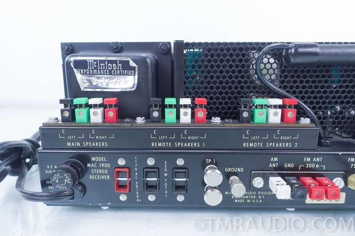 McIntosh 1900 Vintage Receiver; One-owner; Factory Box