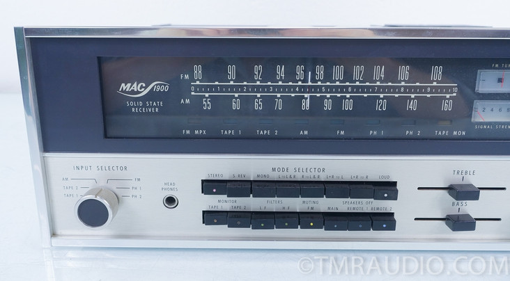 McIntosh 1900 Vintage Receiver; One-owner; Factory Box