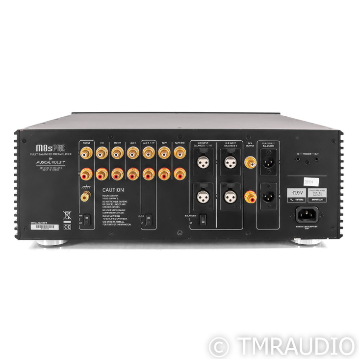 Musical Fidelity M8sPRE Stereo Preamplifier; M-8s; MM / MC Phono (No Remote)