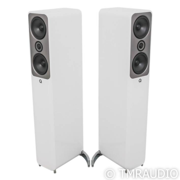 Q Acoustics Concept 50 Floorstanding Speakers; Gloss White Pair (Open Box)
