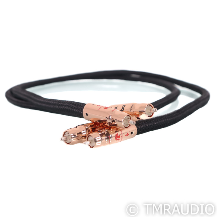 AudioQuest Black Beauty RCA Cables; 1m Pair Interconnects