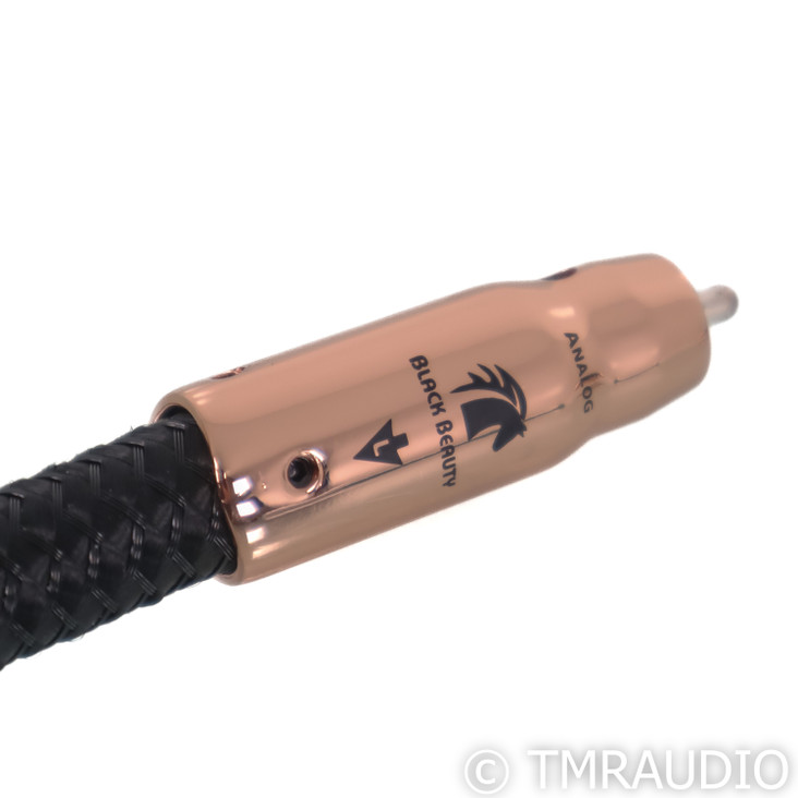 AudioQuest Black Beauty RCA Cables; 1m Pair Interconnects