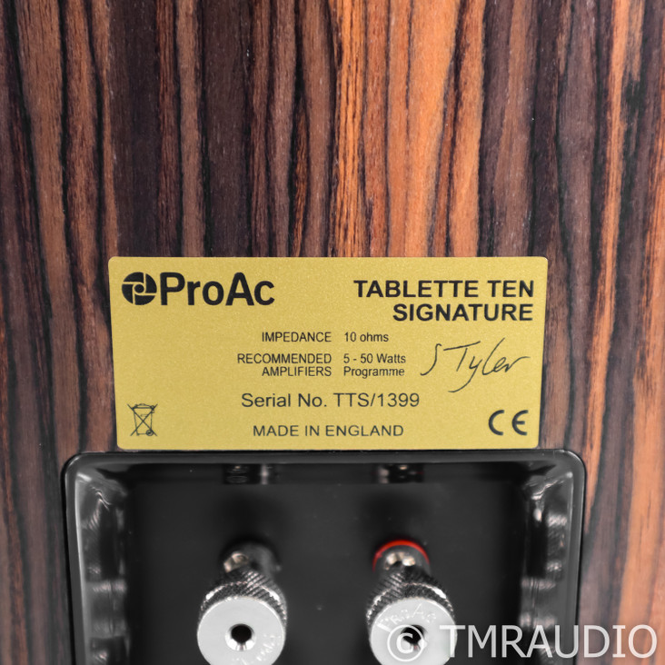 ProAc Tablette 10 Signature Bookshelf Speakers; Ebony Pair