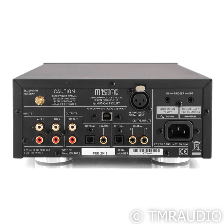 Musical Fidelity M1SDAC Stereo Preamplifier / DAC; M1 SDAC; D/A Converter