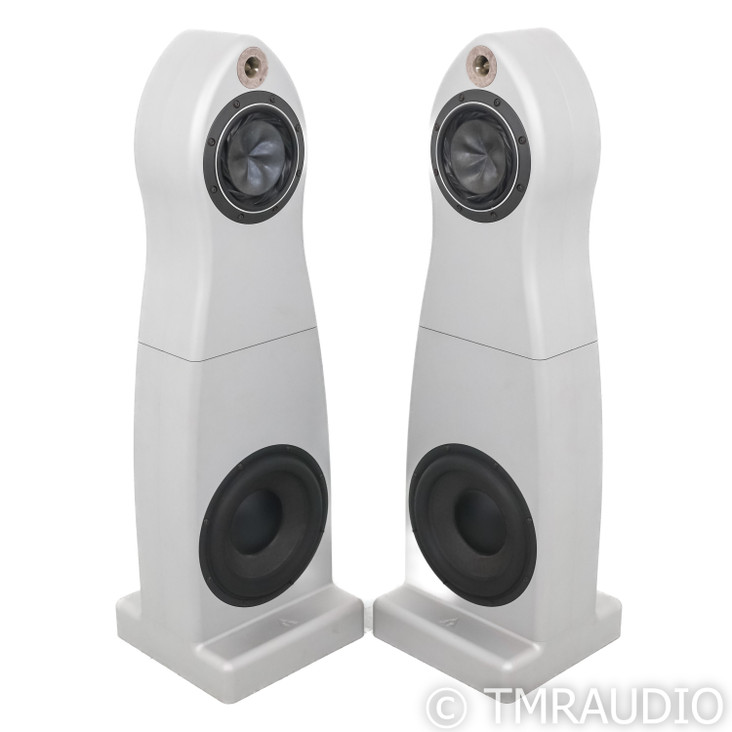 AudioMachina Pure System MkIIA Floorstanding Speakers; Polished Aluminum Pair