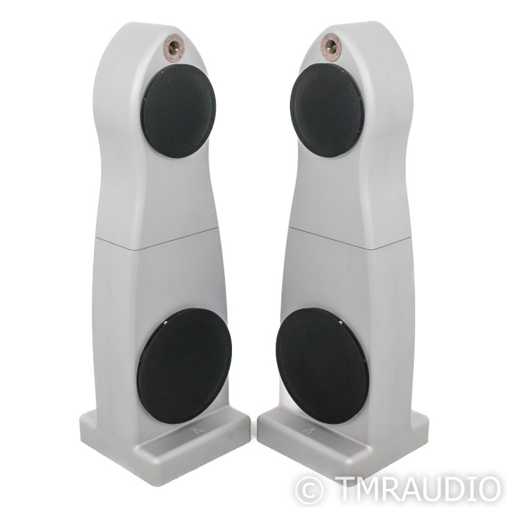 AudioMachina Pure System MkIIA Floorstanding Speakers; Polished Aluminum Pair