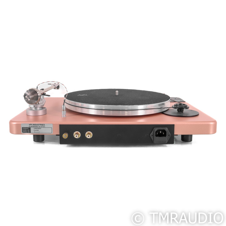 VPI Player Belt Drive Turntable; AT VM95SH; Pink Rose