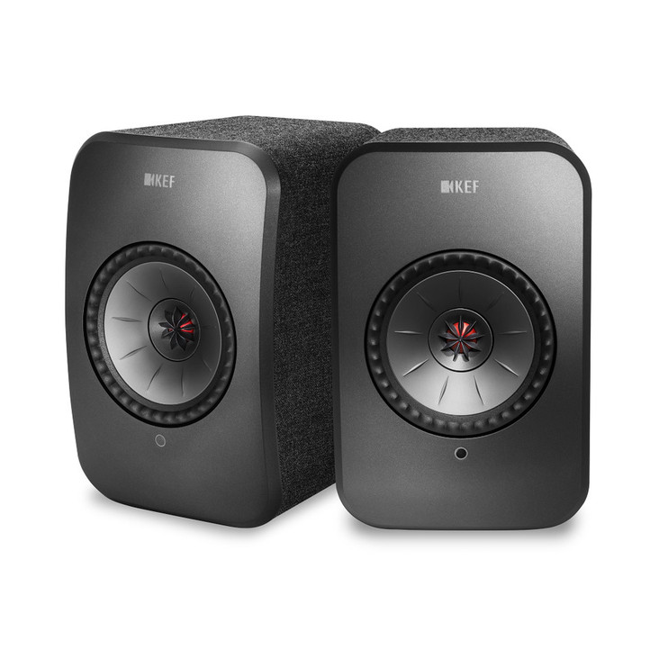 KEF LSX Wireless Bookshelf Speakers; Black Pair (Sealed / Unused)