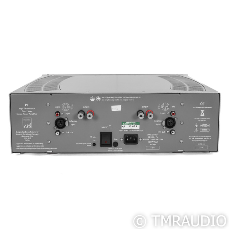ATC P2 Dual Mono Stereo Power Amplifier (No Remote)