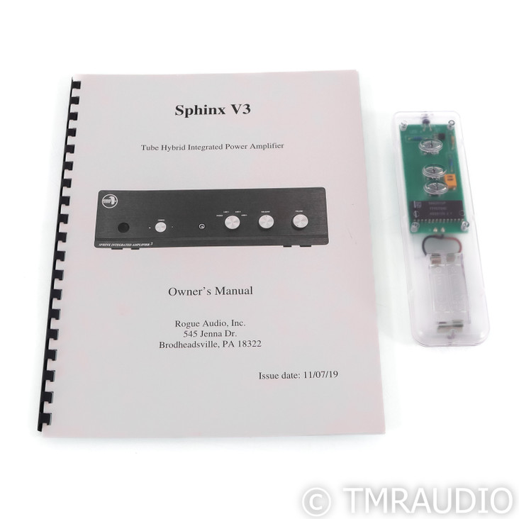 Rogue Audio Sphinx V3 Stereo Tube Hybrid Integrated Amplifier
