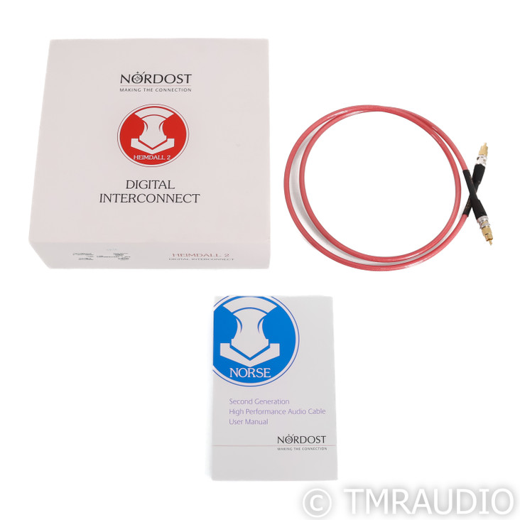Nordost Heimdall 2 BNC Cable; 1.5m Digital Interconnect