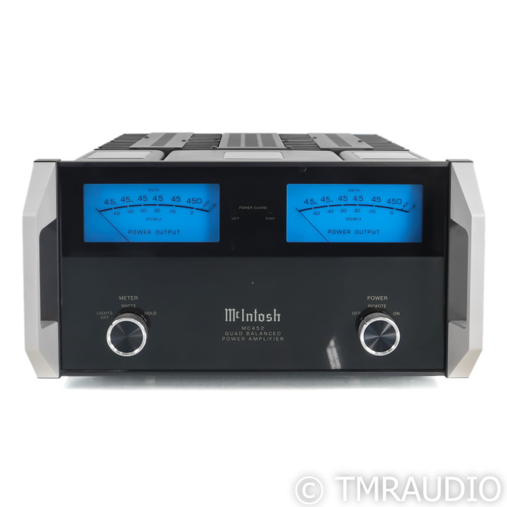 McIntosh MC452 Stereo Power Amplifier; Quad Balanced