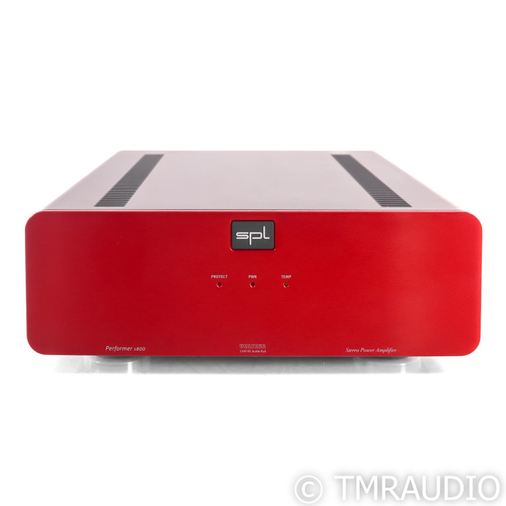 SPL Performer S800 Stereo Power Amplifier; Red