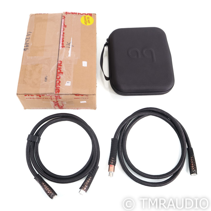AudioQuest Black Beauty XLR Cables; 2m Pair Balanced Interconnects