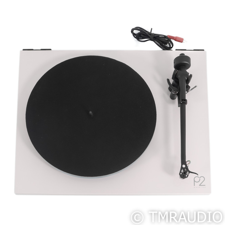 Rega Planar 2 Belt Drive Turntable; Carbon MM; White