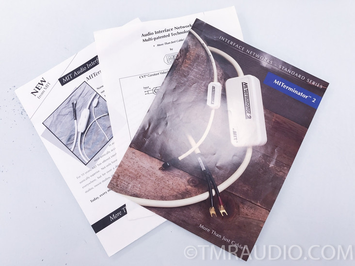 MIT Terminator 2 Speaker Cables; 12 ft. Pair