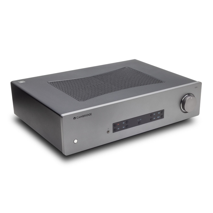 Cambridge Audio CXA81 Mk II Stereo Integrated Amplifier top angled view