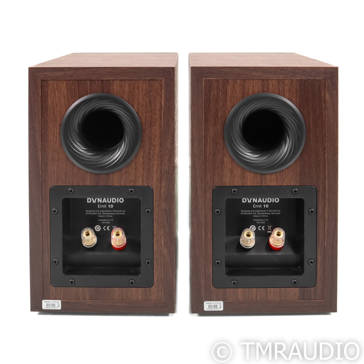 Dynaudio Emit 10 Bookshelf Speakers; Walnut Pair