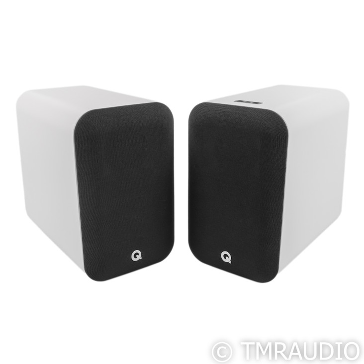 Q Acoustics M20 Powered Bookshelf Speakers; Arctic White Pair (Open Box)