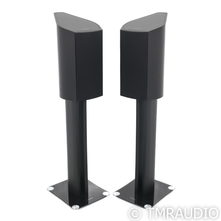 Sonus Faber Venere 2.0 Bookshelf Speakers; Black Pair w/ Stands