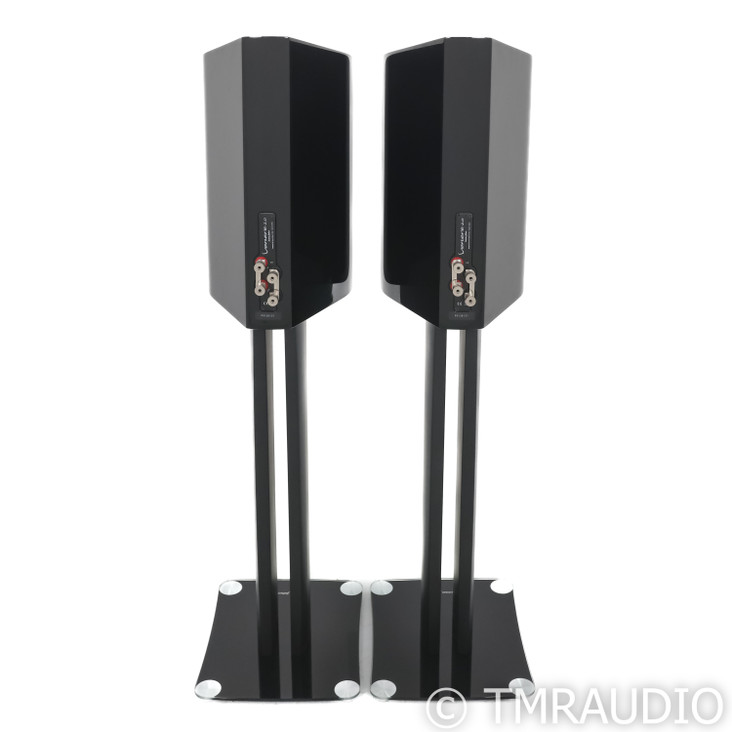 Sonus Faber Venere 2.0 Bookshelf Speakers; Black Pair w/ Stands