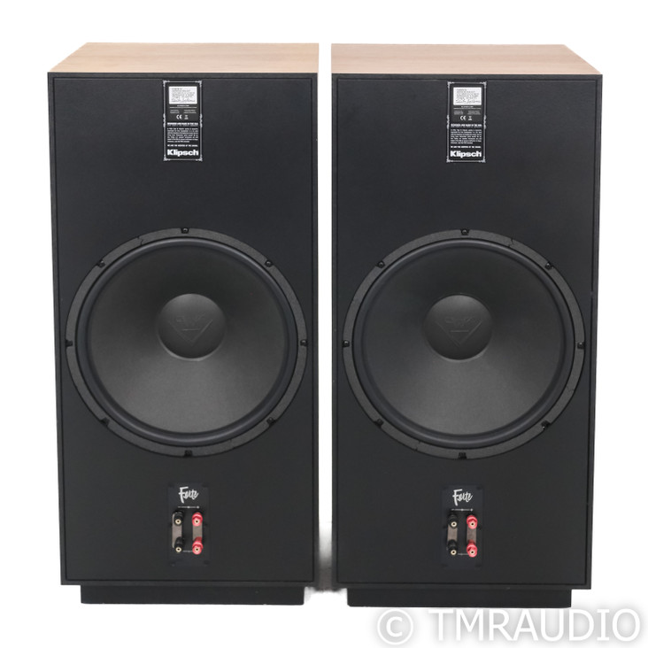 Klipsch Forte IV Floorstanding Speakers; American Walnut Pair