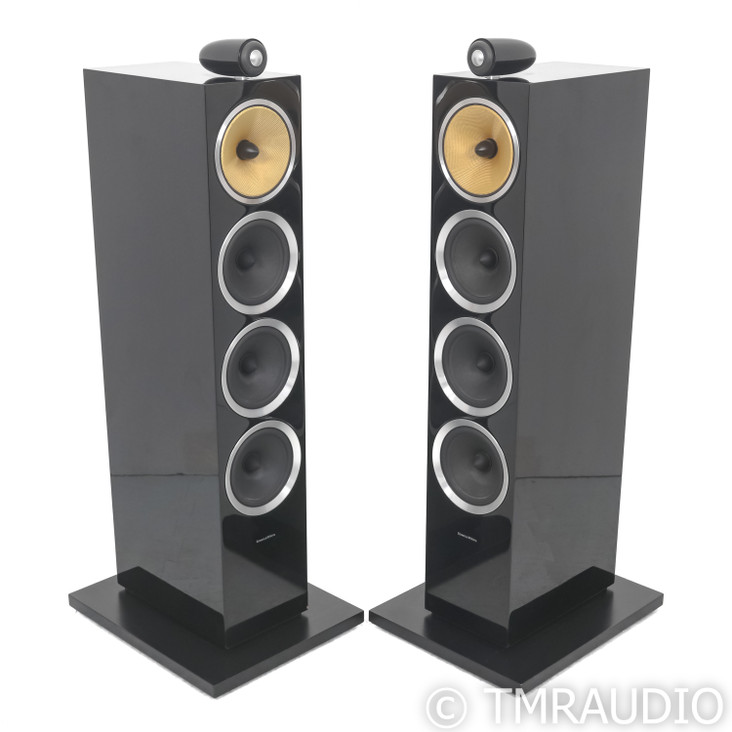 B&W CM10 S2 Floorstanding Speakers; Black Pair