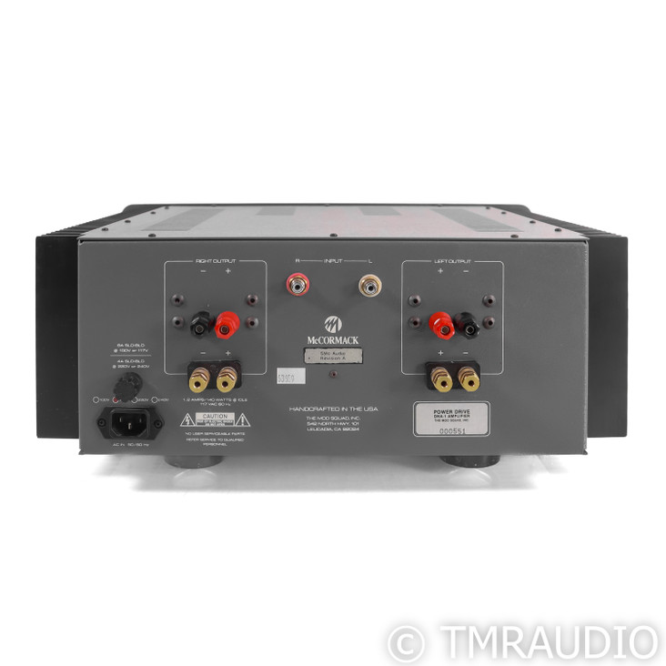 McCormack Power Drive DNA-1 Stereo Power Amplifier; Deluxe Edition
