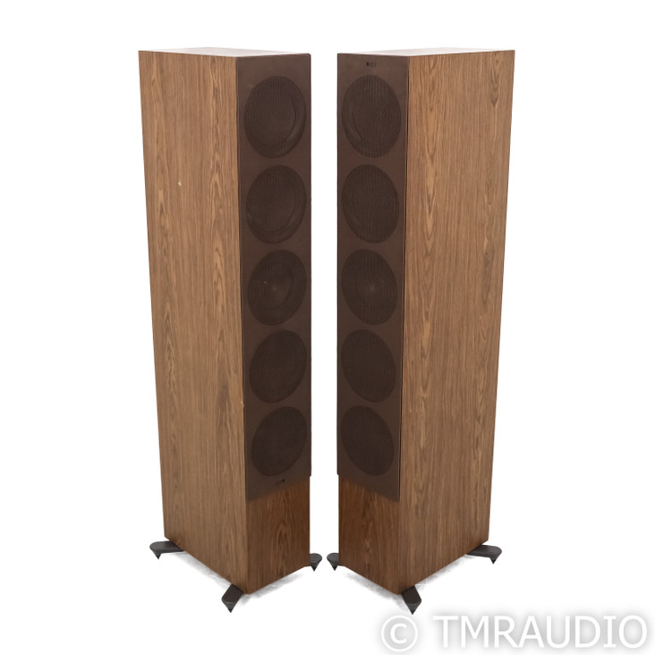 KEF R11 Floorstanding Speakers; Walnut Pair