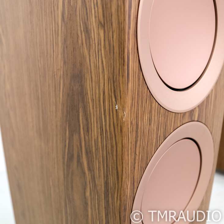 KEF R11 Floorstanding Speakers; Walnut Pair