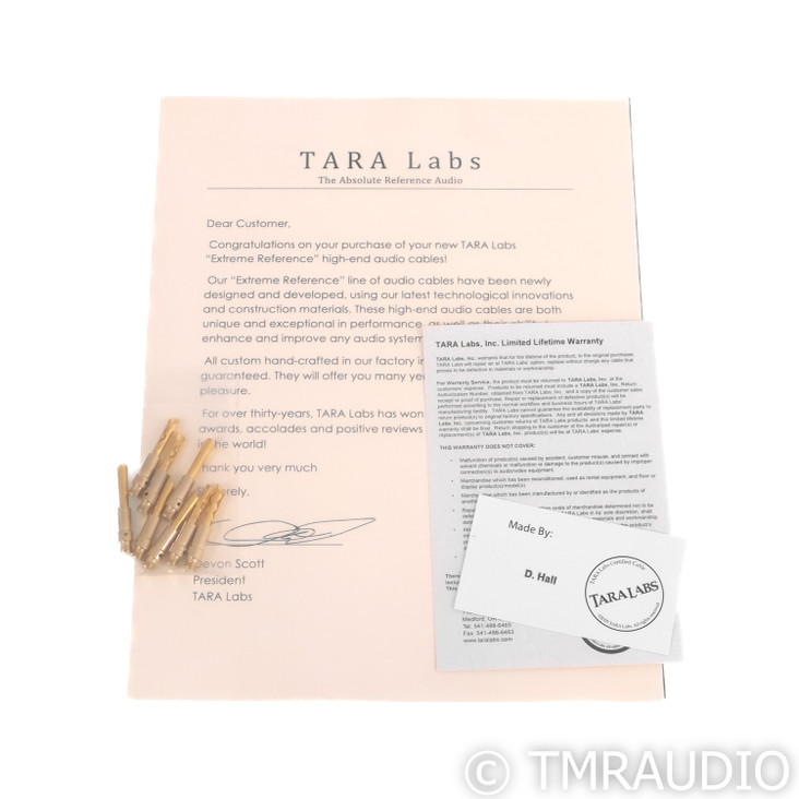 Tara Labs The One CX Speaker Cables; 8ft Pair