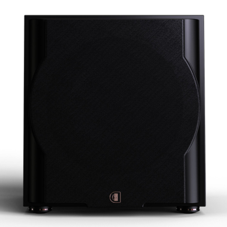 Perlisten R12s Powered Subwoofer front view with grill