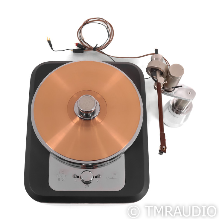 Torqueo T-34 Exclusive Compact Turntable; Zebrano; Grado XC+