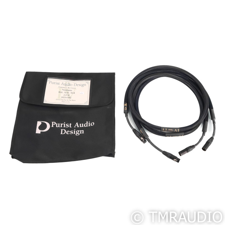 Purist Audio Design Luminist Revision Neptune XLR Cables; 2m Balanced Pair