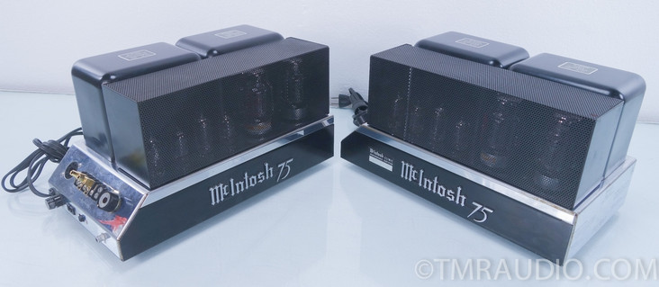 McIntosh MC75 Vintage Tube Mono Power Amplifier Pair