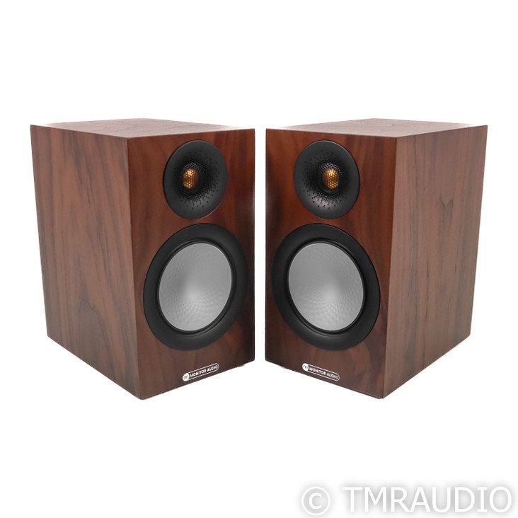 Monitor Audio Silver 50 7G Bookshelf Speakers; Walnut Pair