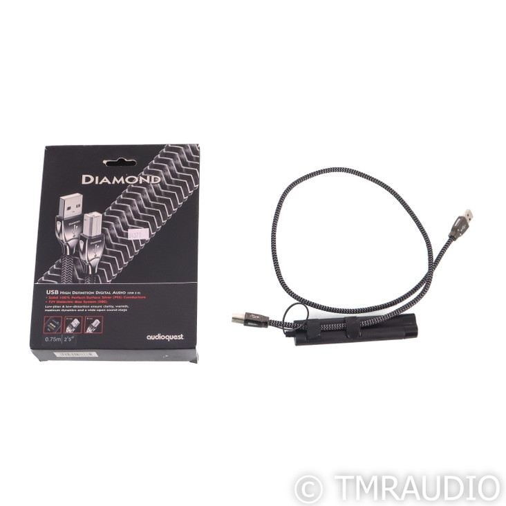 AudioQuest Diamond USB Cable; 0.75m Digital Interconnect